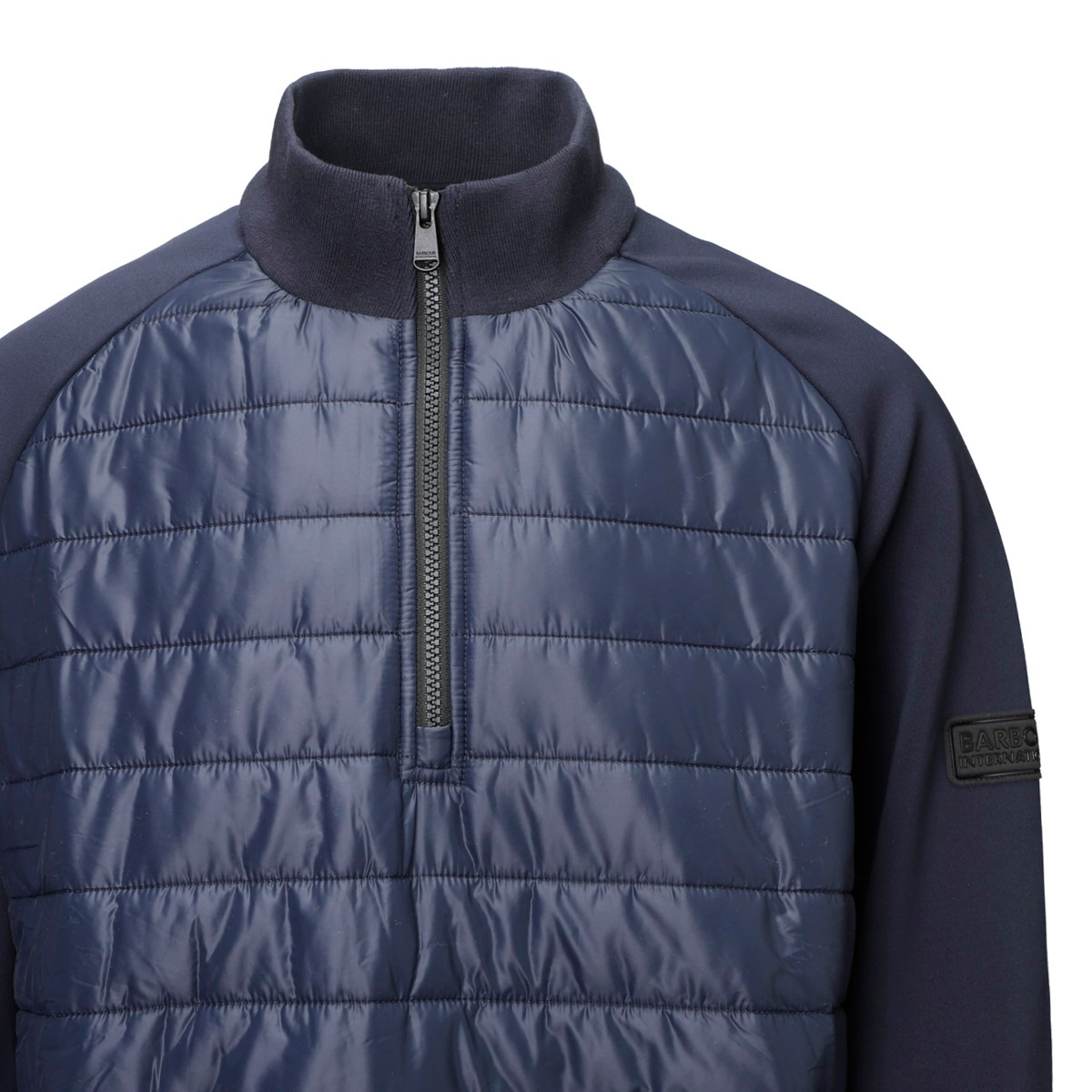 Barbour 中綿切り替え カットソー mqs0017 アウトレット】Barbour バブアー 中綿切り替え カットソー