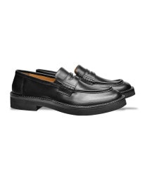 DOVER BLACK メンズシューズ ローファー
