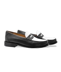 CAMBRIDGE BLACK&WHITE モカシンローファー