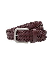 CARLTON BURGUNDY ハンドメイド・メッシュベルト