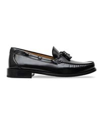 LANCASTER BLACK タッセル モカシンローファー