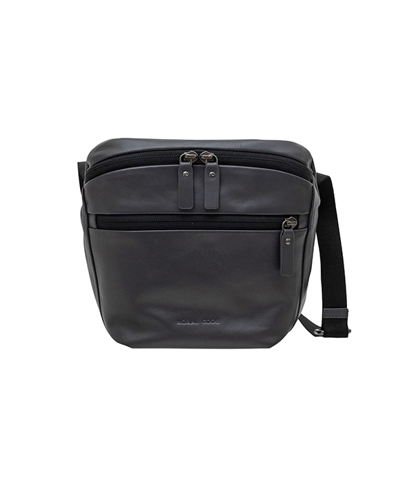 ショルダーバッグ ボディバッグ サコッシュ レザー 本革 DENVER GRAY