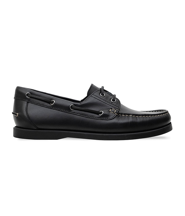 NORFOLK BLACK モカシン デッキシューズ