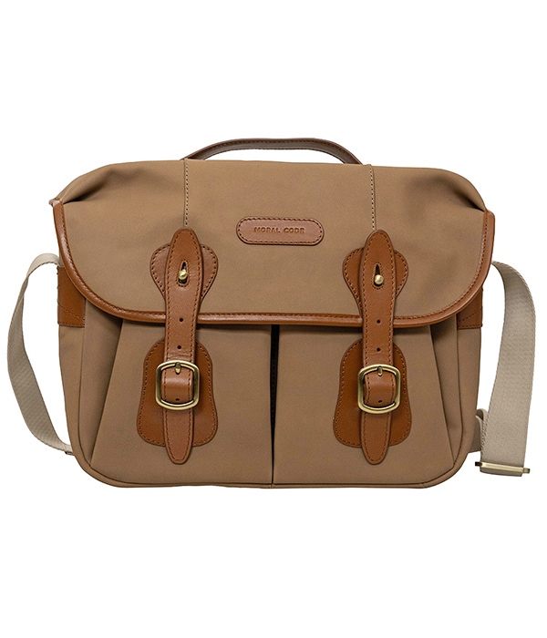NORWICH BEIGE ヌバック ショルダーバッグ
