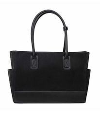 LAWRENCE MATTE BLACK ヌバック トートバッグ