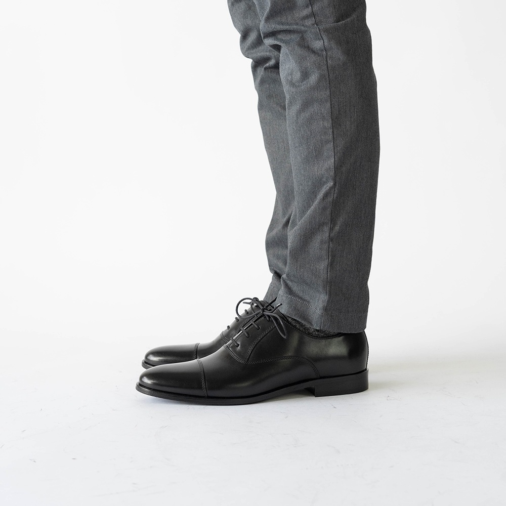 SHEFFIELD BLACK ストレートチップ ビジネスシューズ