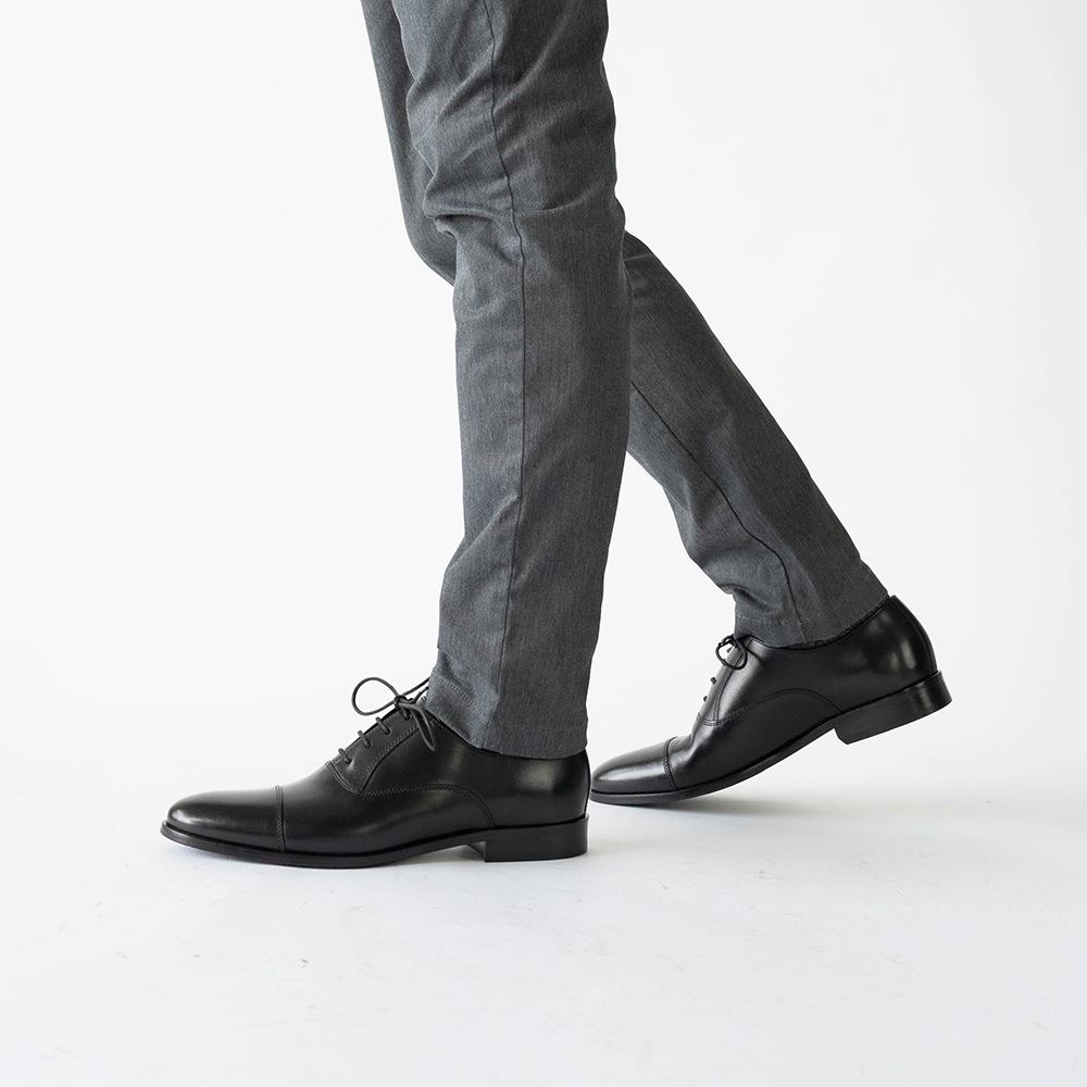 SHEFFIELD BLACK ストレートチップ ビジネスシューズ