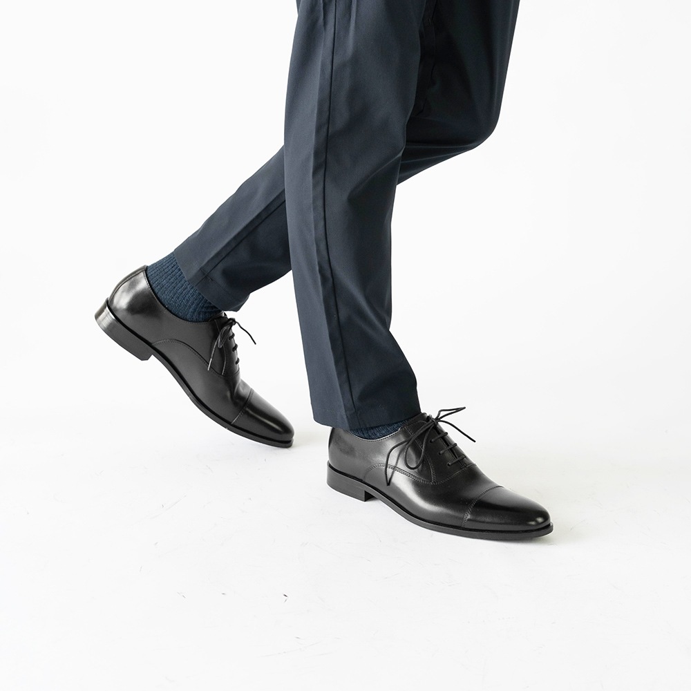 SHEFFIELD BLACK ストレートチップ ビジネスシューズ