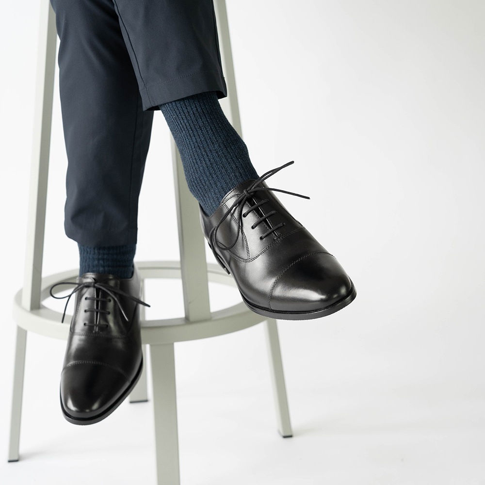 SHEFFIELD BLACK ストレートチップ ビジネスシューズ