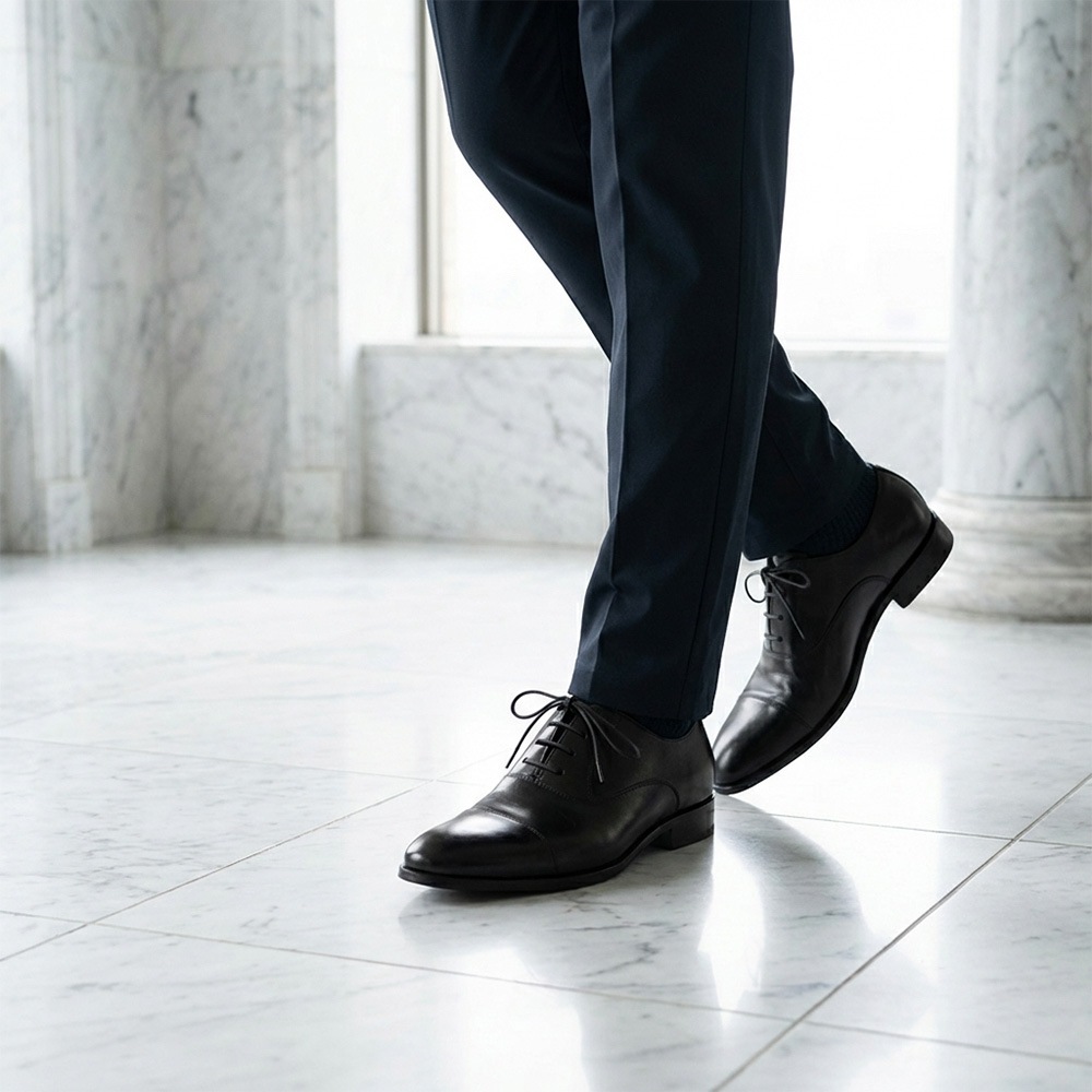 SHEFFIELD BLACK ストレートチップ ビジネスシューズ