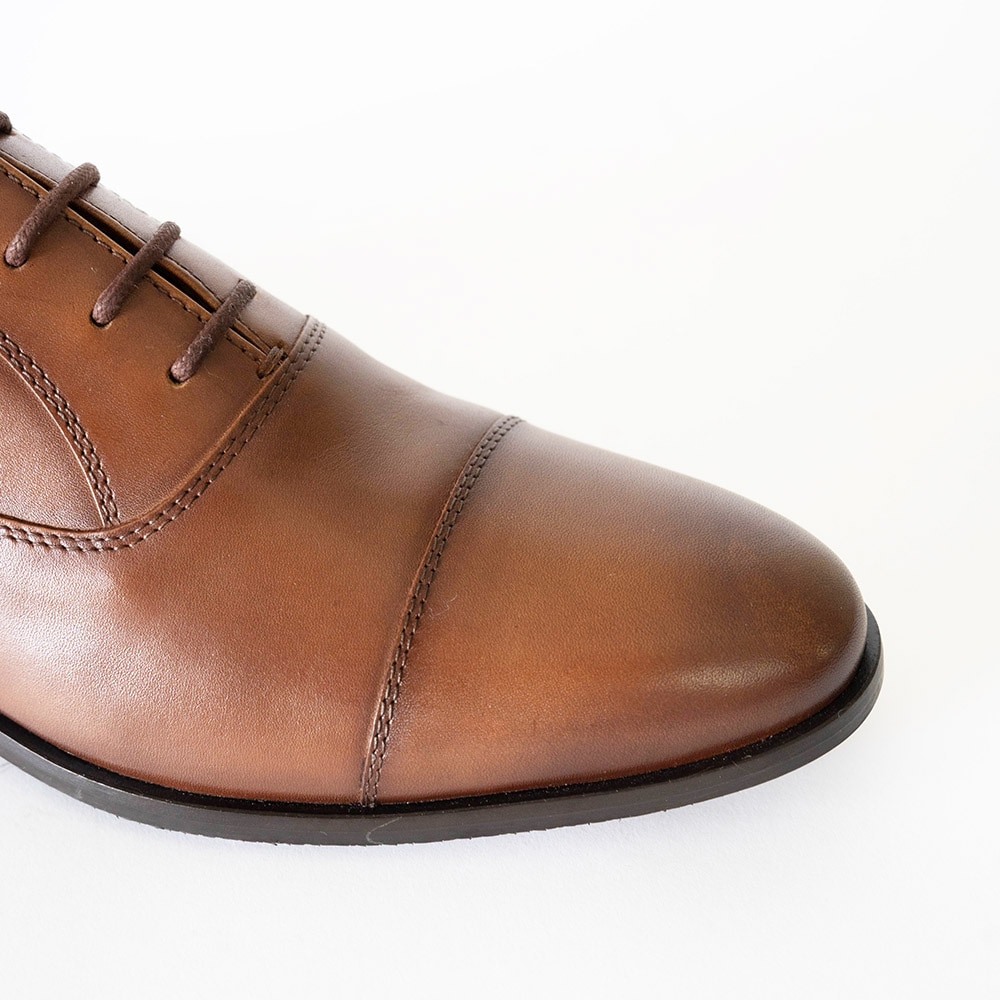 SHEFFIELD COGNAC ストレートチップ ビジネスシューズ