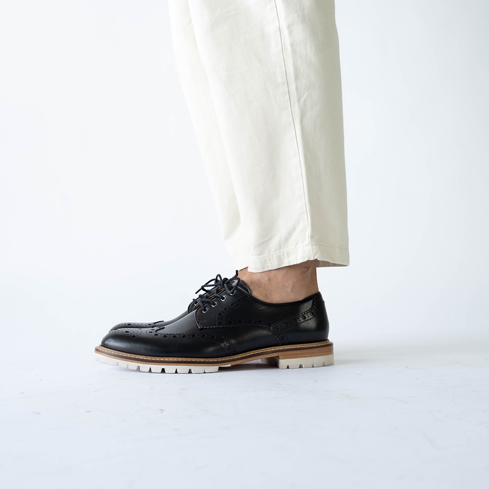 HACKNEY BLACK ウイングチップ 外羽根 