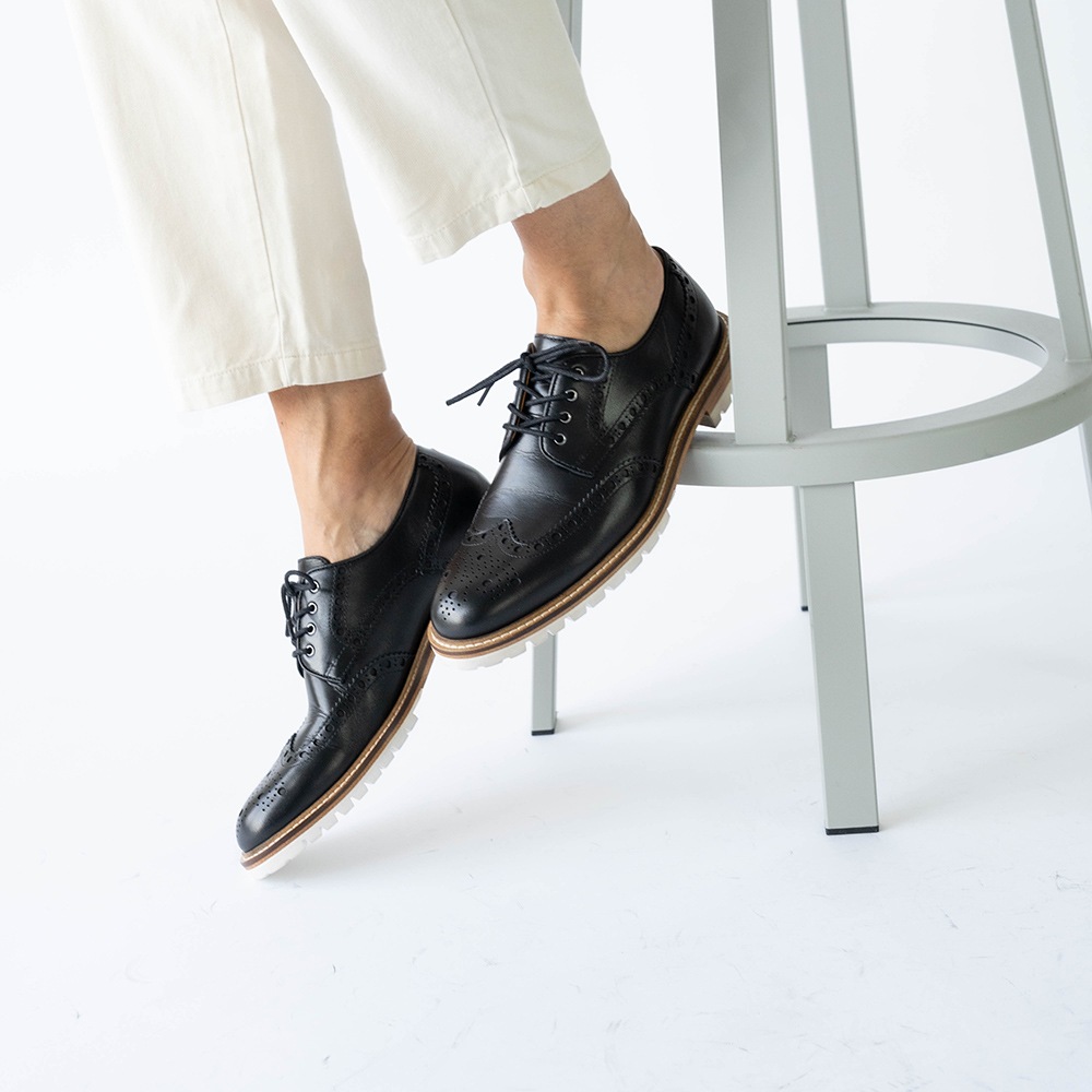 HACKNEY BLACK ウイングチップ 外羽根 