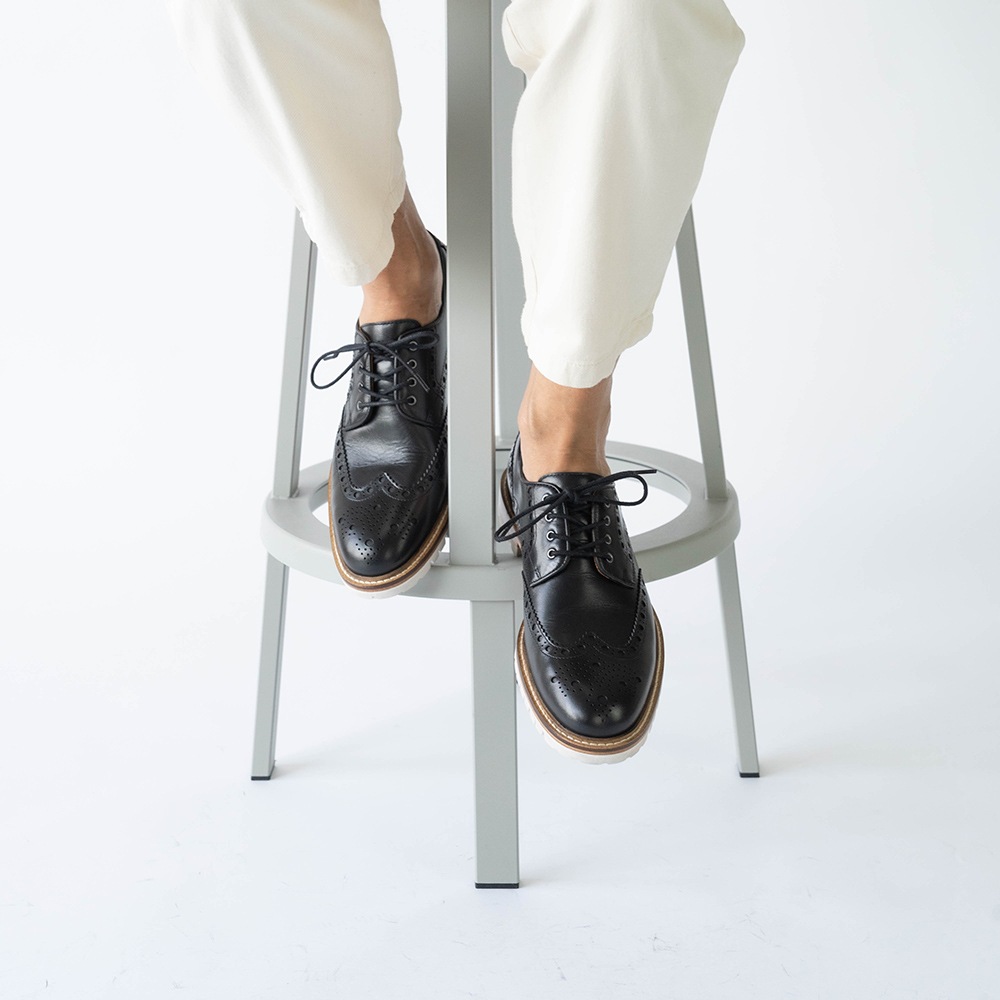 HACKNEY BLACK ウイングチップ 外羽根 