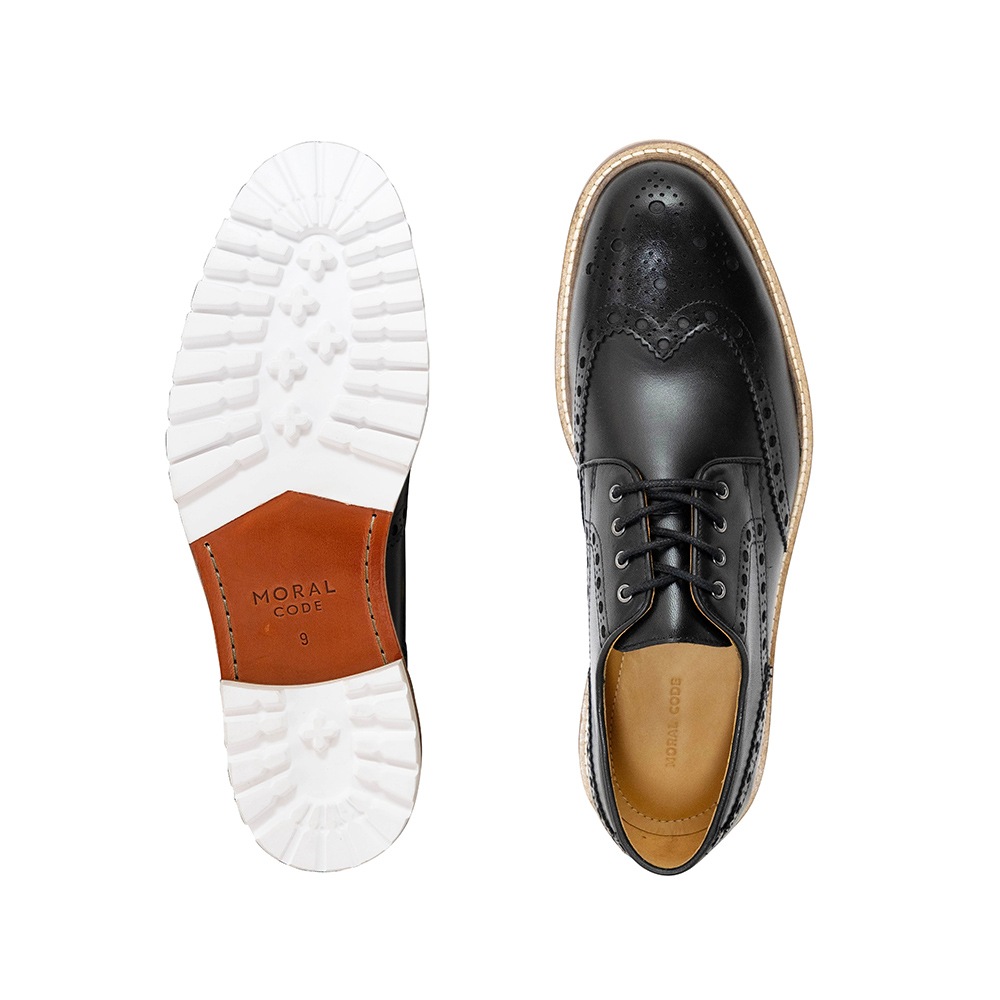 HACKNEY BLACK ウイングチップ 外羽根 