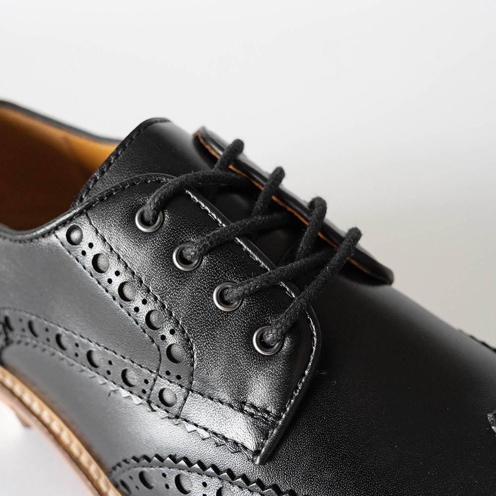 HACKNEY BLACK ウイングチップ 外羽根 