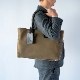 CROSBY-Ⅱ MILITARY GREEN 弱撥水ヌバック トートバッグ