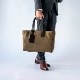 CROSBY-Ⅱ MILITARY GREEN 弱撥水ヌバック トートバッグ