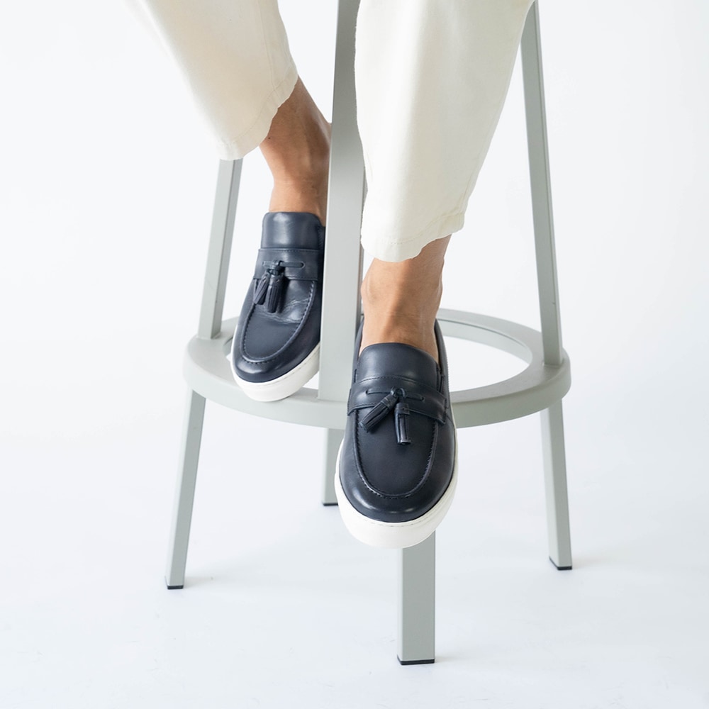 NOAH GRAY スリップオン タッセルローファー