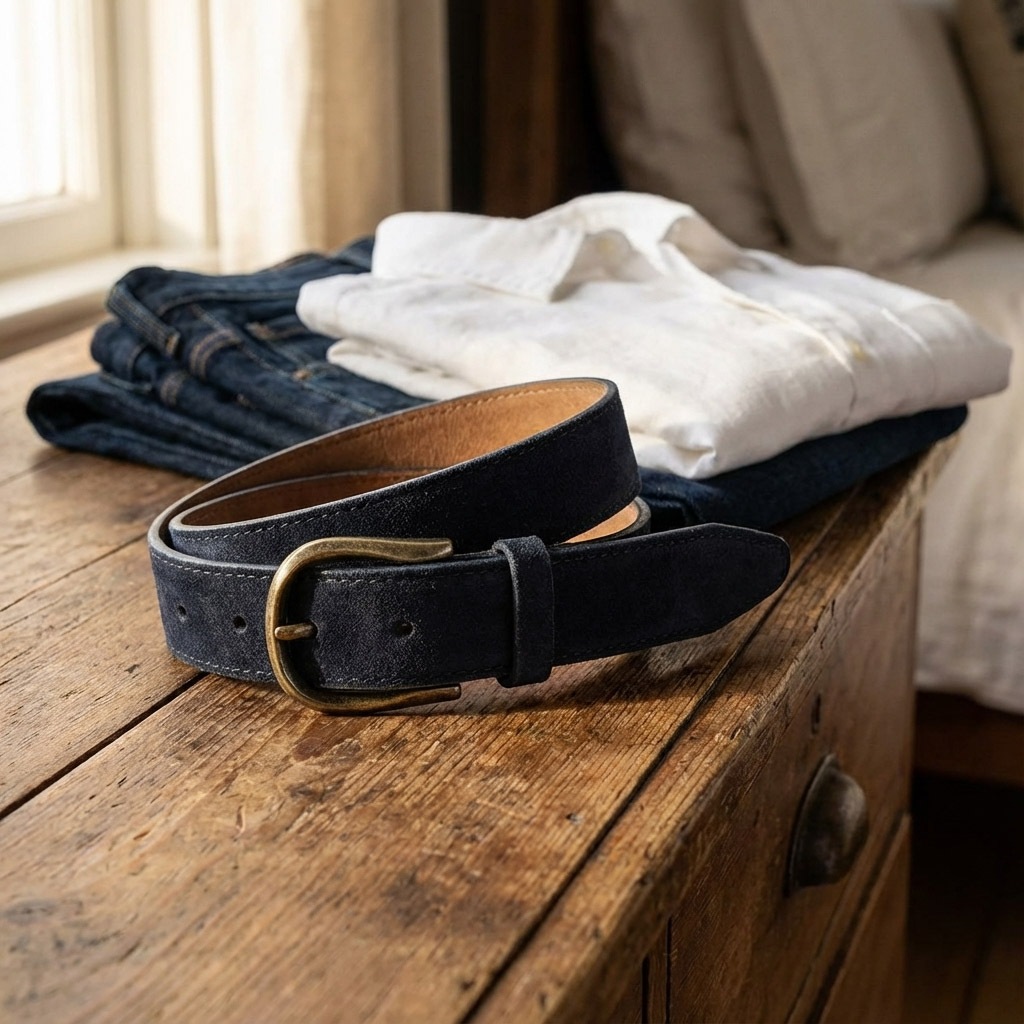 スエードベルト メンズ BANKS NAVY ネイビー｜ 【公式】モラルコード