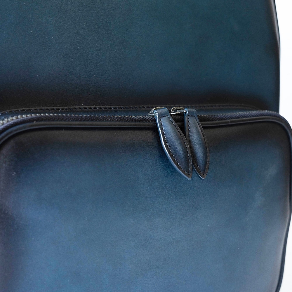 ジルサンダー ネイビー　リュック　バックパック　レザー 中古・古着通販】JIL SANDER (ジルサンダー) レザーバックパック