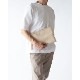 MILAN BEIGE 軽量レザーサコッシュ