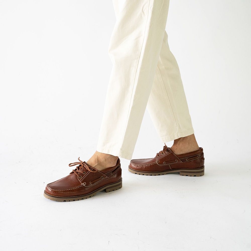 NEVADA BROWN モカシン デッキシューズ 