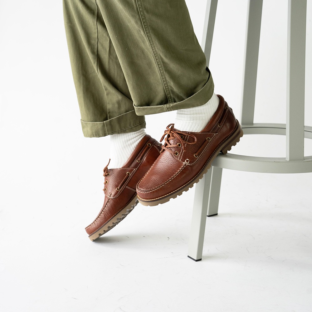 NEVADA BROWN モカシン デッキシューズ 