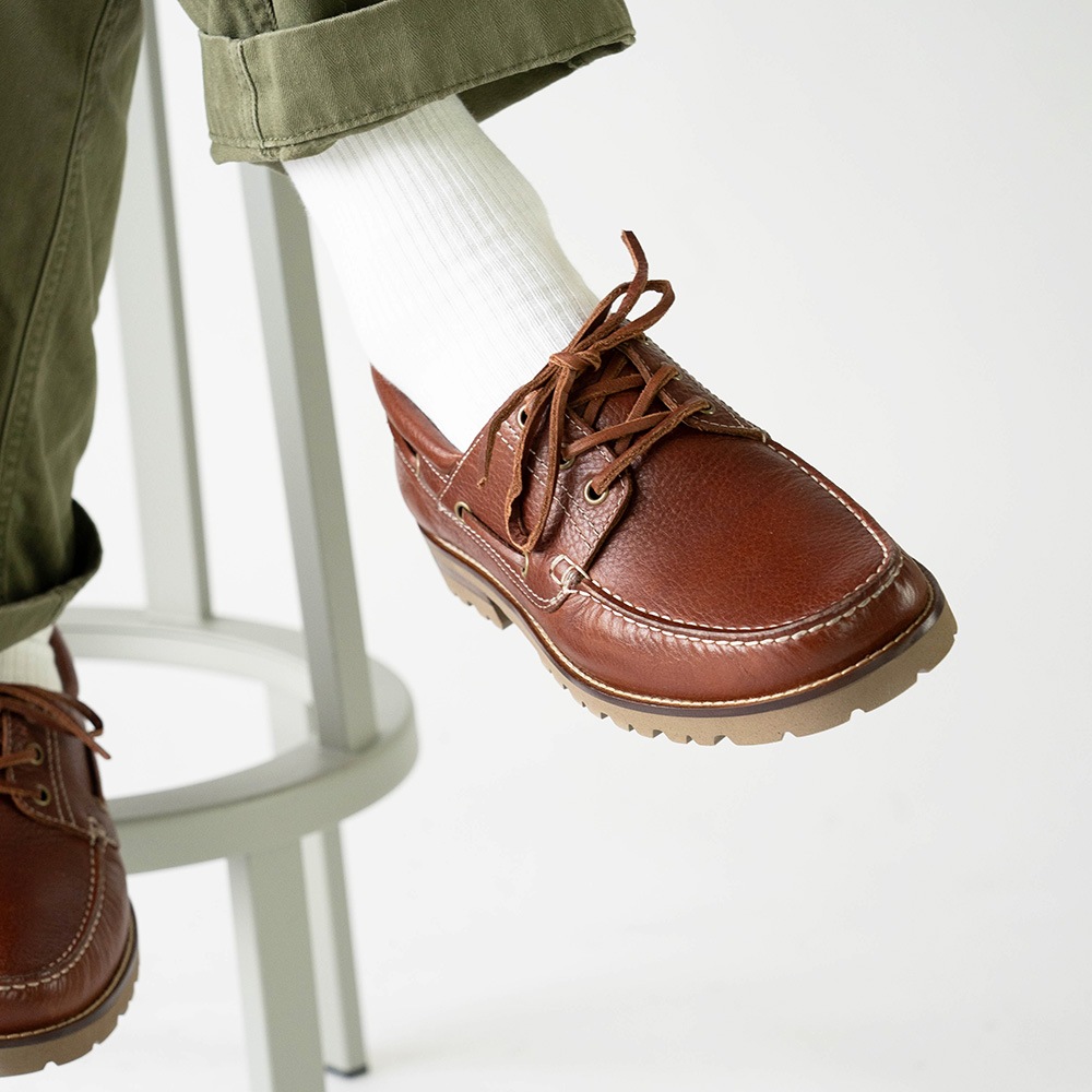 NEVADA BROWN モカシン デッキシューズ 