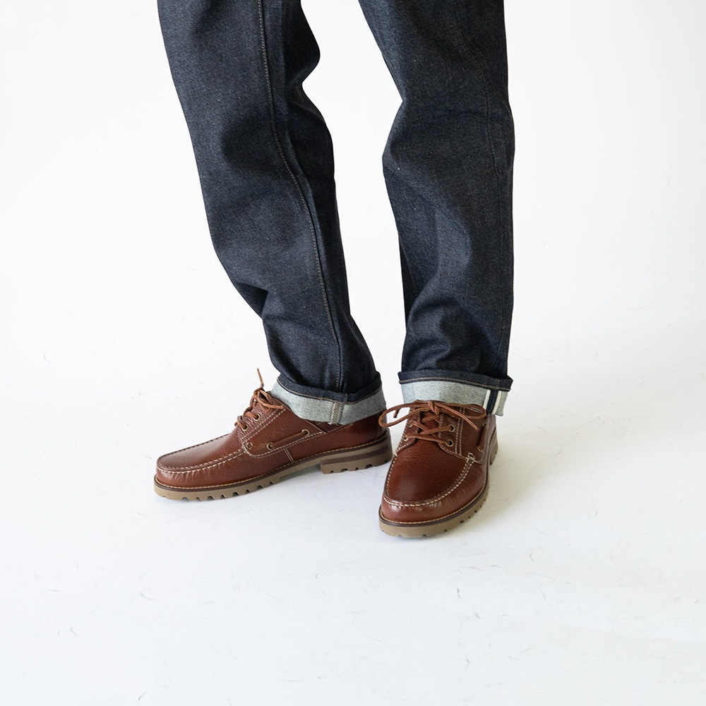 NEVADA BROWN モカシン デッキシューズ 