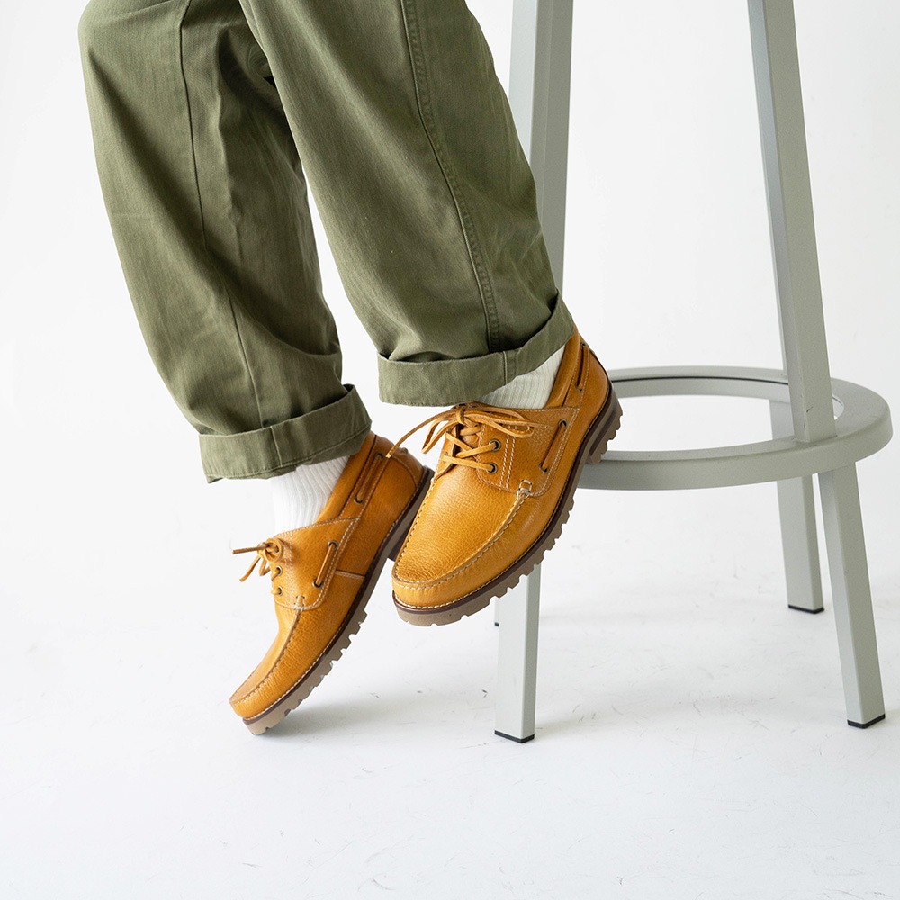 NEVADA CAMEL モカシン デッキシューズ 