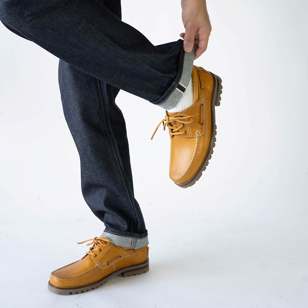 NEVADA CAMEL モカシン デッキシューズ 