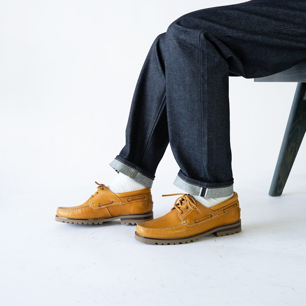 NEVADA CAMEL モカシン デッキシューズ 