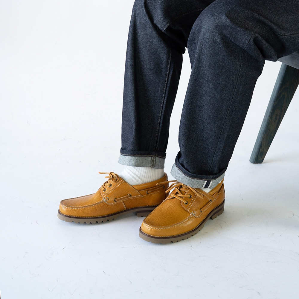 NEVADA CAMEL モカシン デッキシューズ 