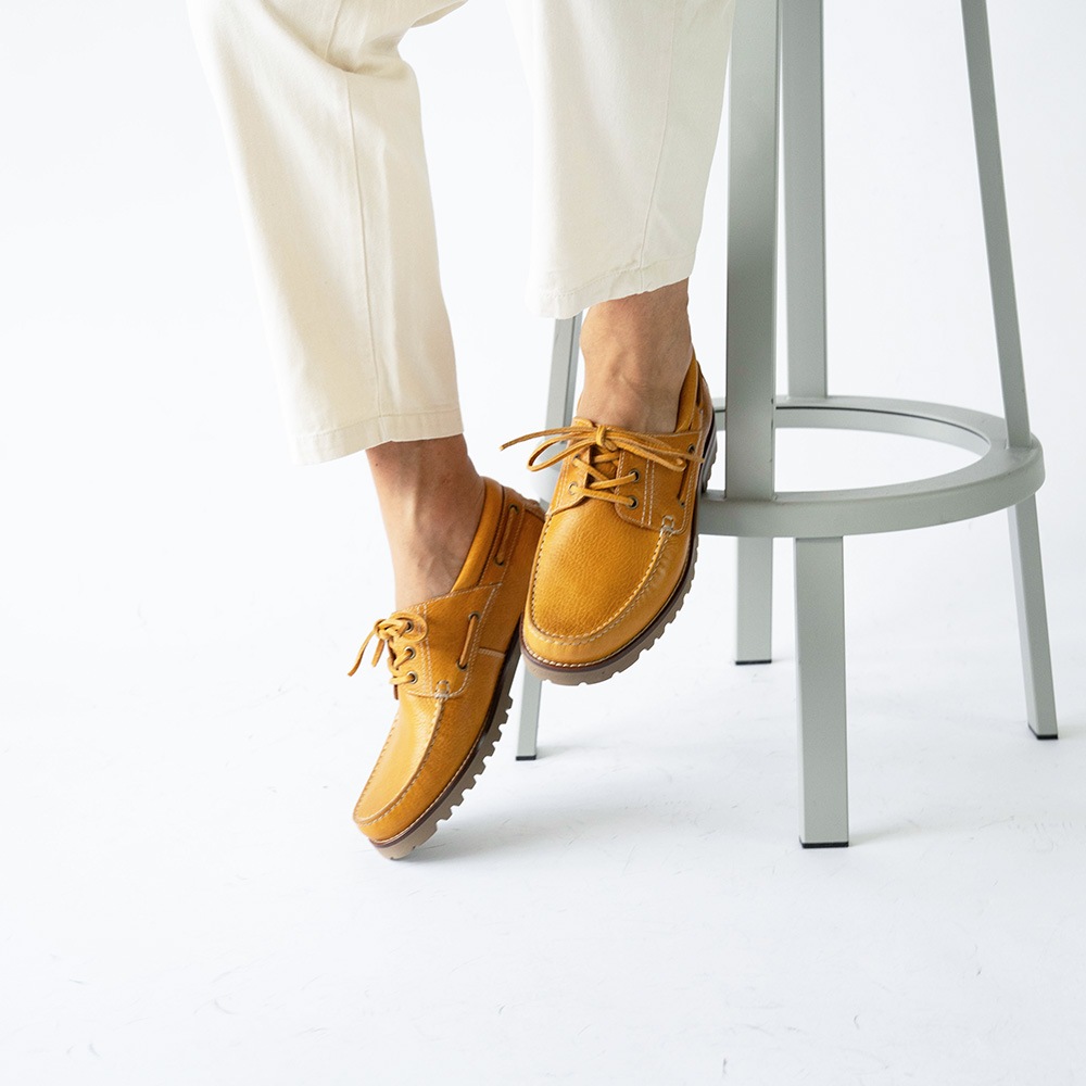 NEVADA CAMEL モカシン デッキシューズ 