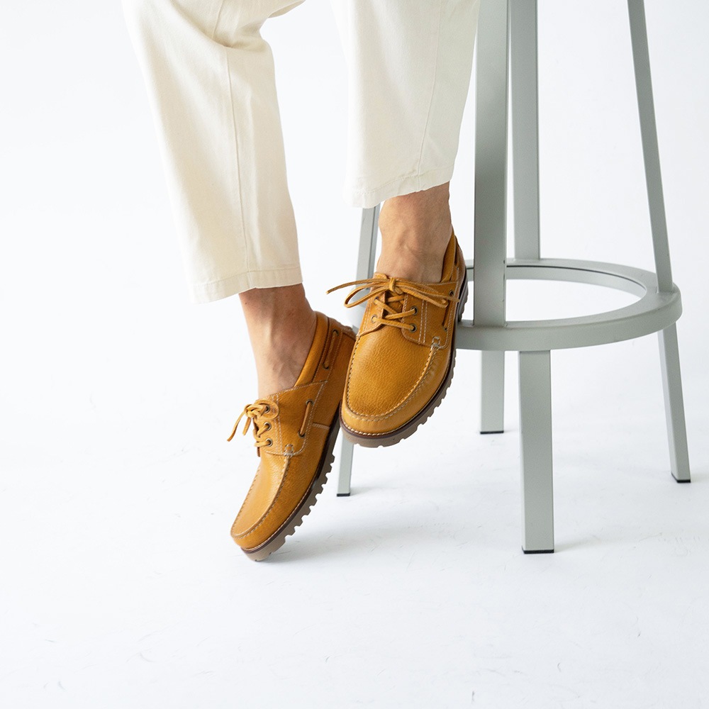 NEVADA CAMEL モカシン デッキシューズ 