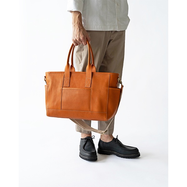 メンズ ビジネストート ショルダーバッグ レザー 本革 鞄
