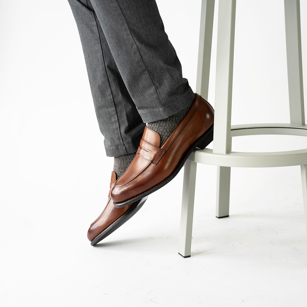 LLOYD COGNAC ローファー グッドイヤーウェルト