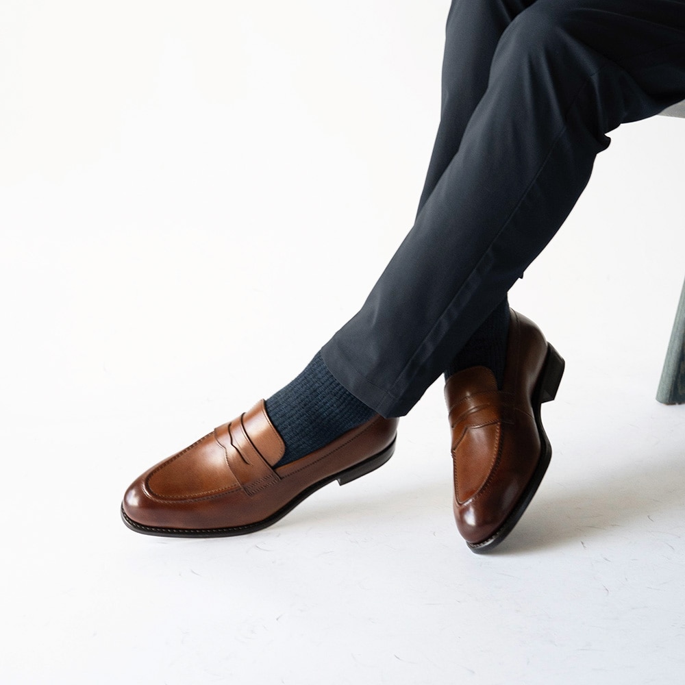 LLOYD COGNAC ローファー グッドイヤーウェルト