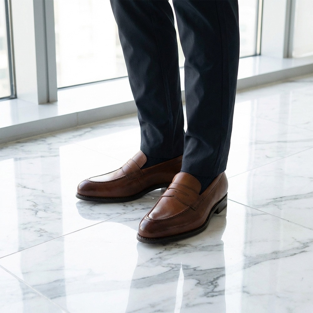 LLOYD COGNAC ローファー グッドイヤーウェルト