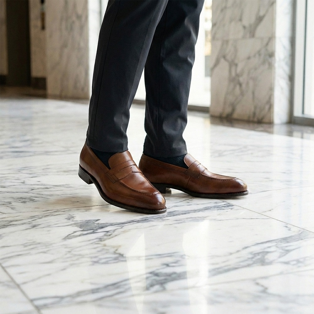 LLOYD COGNAC ローファー グッドイヤーウェルト