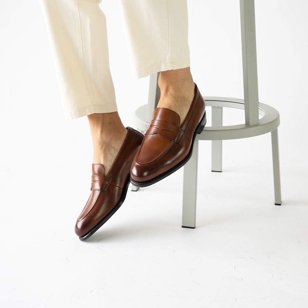 LLOYD COGNAC ローファー グッドイヤーウェルト