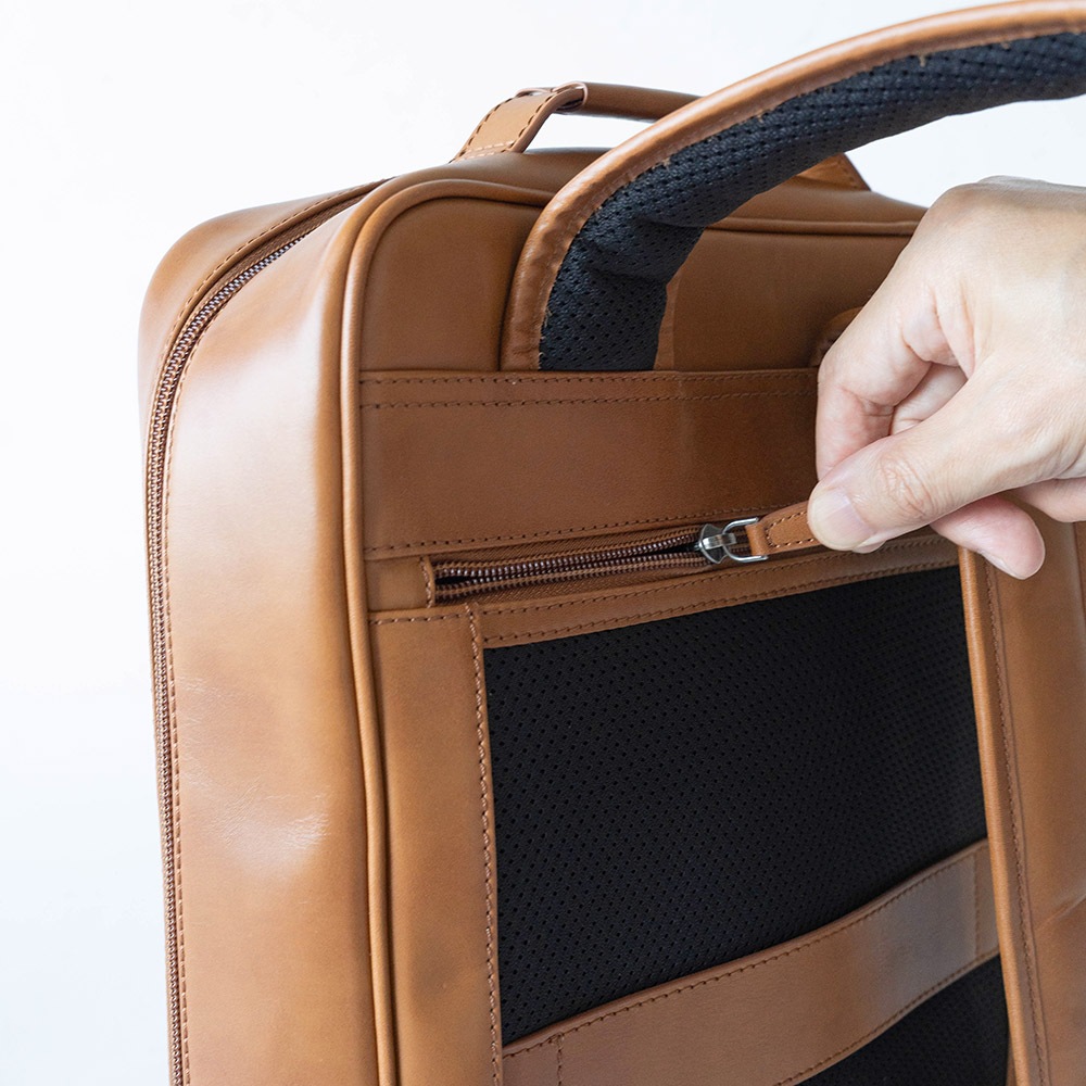 レザービジネスリュック OLIVER COGNAC バックパック コニャック茶