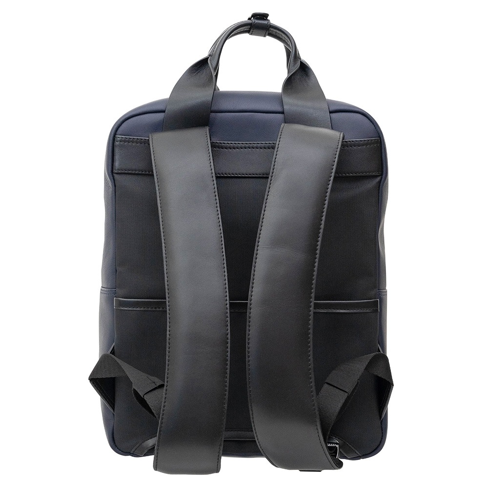 レザービジネスリュック VIRGINIA NAVY バックパック ネイビー紺