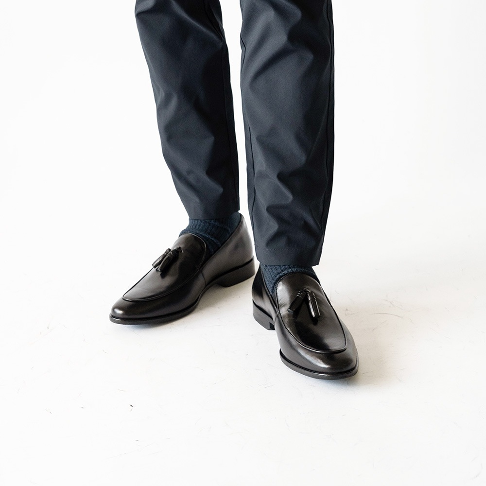 RIDLEY BLACK タッセルローファー ビジネスシューズ