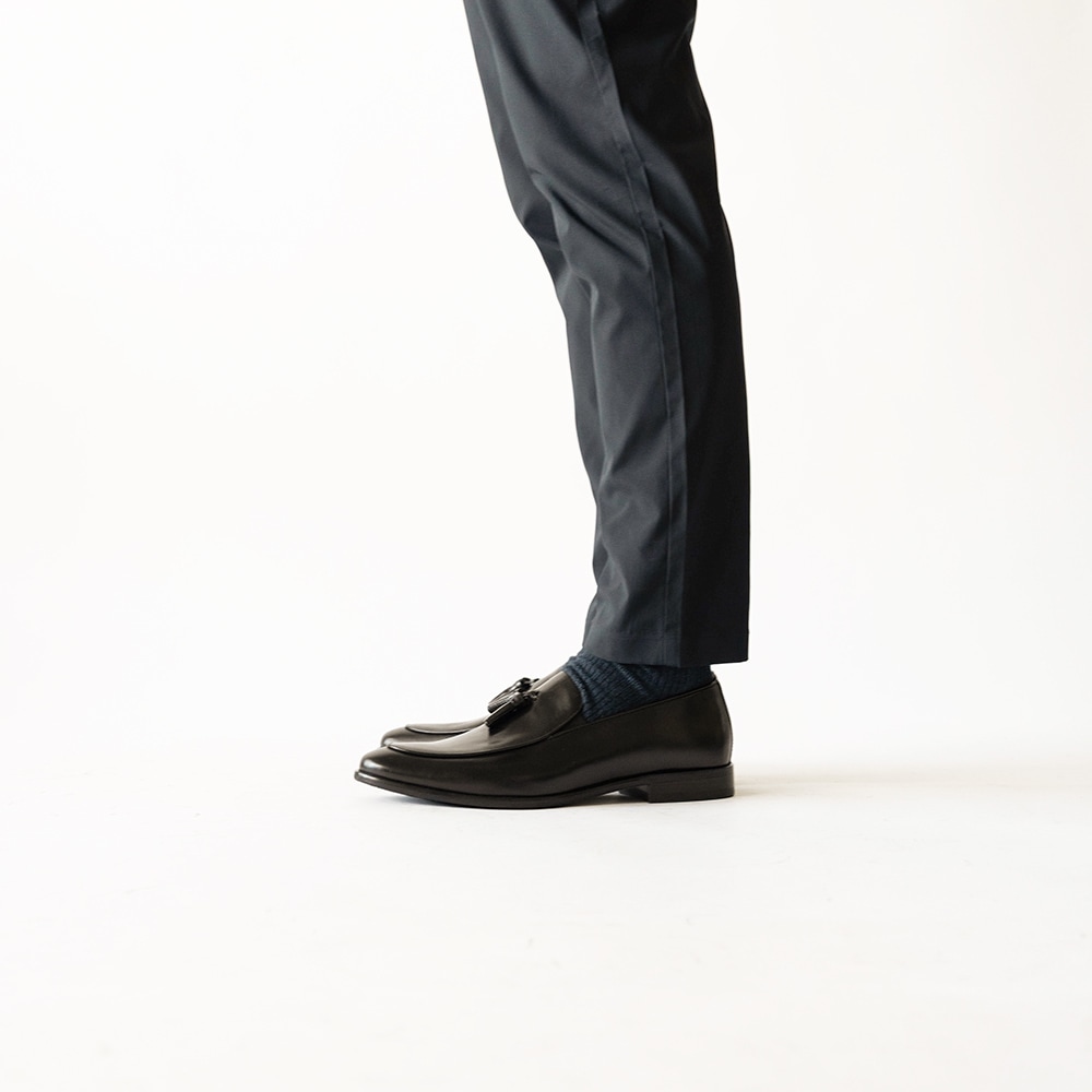 RIDLEY BLACK タッセルローファー ビジネスシューズ