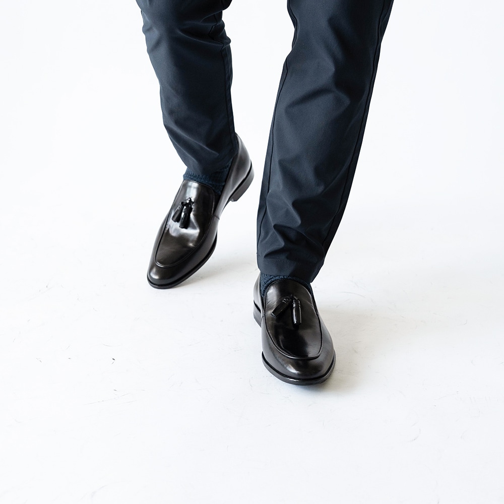 RIDLEY BLACK タッセルローファー ビジネスシューズ