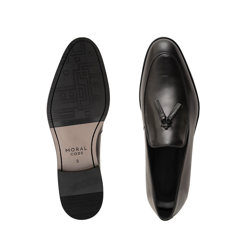 RIDLEY BLACK タッセルローファー ビジネスシューズ