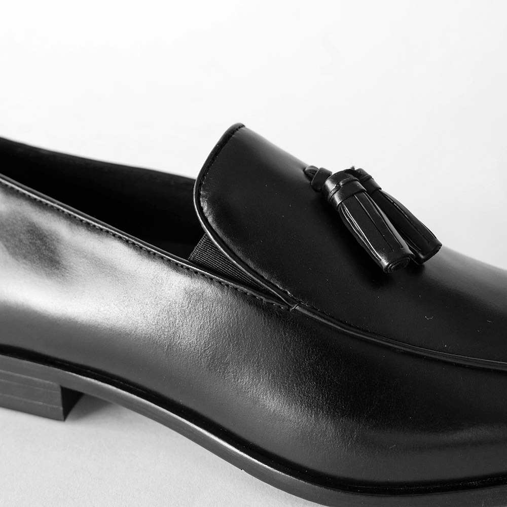 RIDLEY BLACK タッセルローファー ビジネスシューズ