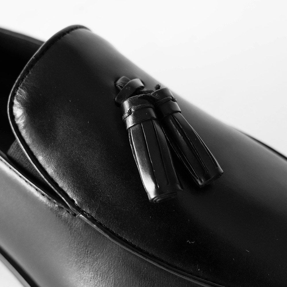 RIDLEY BLACK タッセルローファー ビジネスシューズ